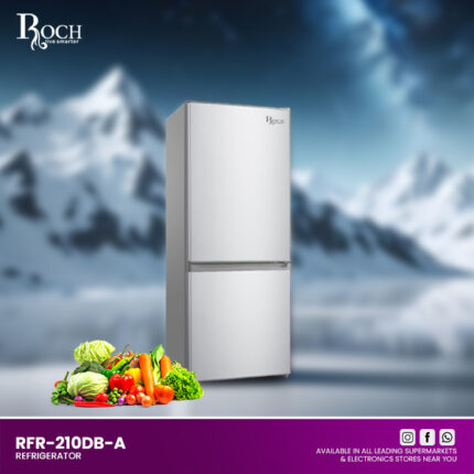 ROCH Refrigerators Bottom Freezer 170 Ltrs. (RFR-210DB-A)
